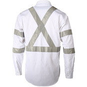 Cotton Drill Shirt - RTA Night Worker Shirt with CSR R/TAPE.