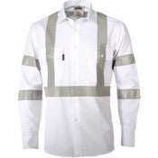 Cotton Drill Shirt - RTA Night Worker Shirt with CSR R/TAPE.
