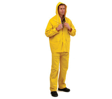 Rainwear - Yellow PVC Rain Jacket 3/4 Length (PVC Pants Sold Seperately)