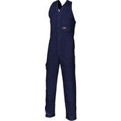 Cotton Drill Coverall Action Back