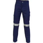 Cotton Drill Pants - Cargo Pants With 3M R/Tape