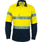 HIVIS D/N 2 TONE DRILL SHIRT