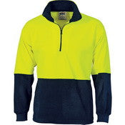HiVis Two Tone 1/2 Zip Polar Fleece