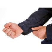 HiVis Two Tone Close Front Cotton Drill Shirt - long sleeve Guss et Sleeve