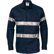 HiVis Drill Shirt with 3M R/Tape - long sleeve