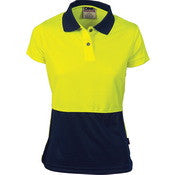 Ladies HiVis Two Tone Polo - Short Sleeve