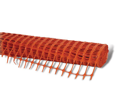 Orange Barrier Mesh Fencing - 50m